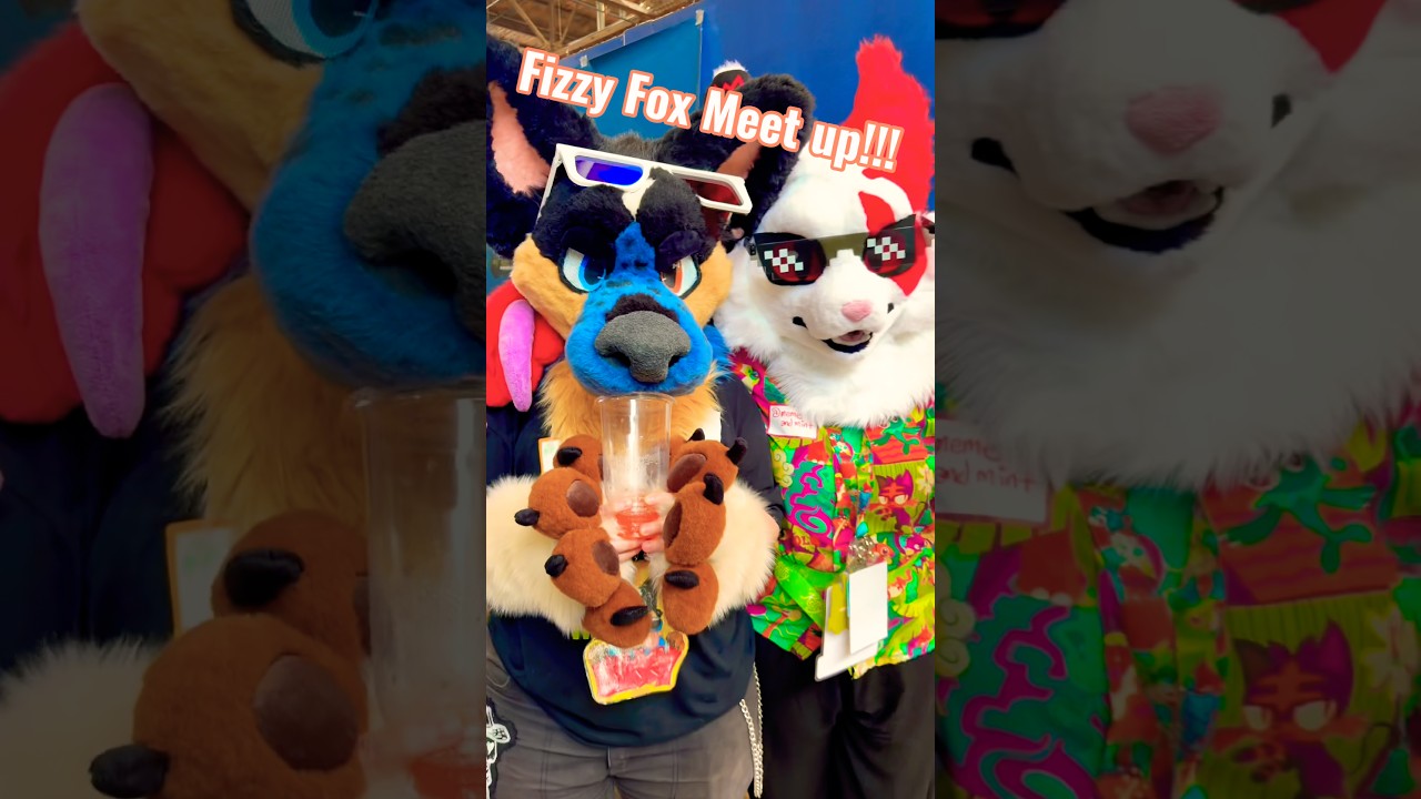 thank you all for showing up!! 🩷 #furry #fursuit #furries #fizzyfox #shorts