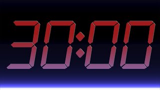 30 MINUTE TIMER 🔔 Gentle Alarm [Full HD]