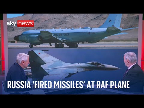 Ukraine War: Did Russia fire missiles at RAF spy plane?