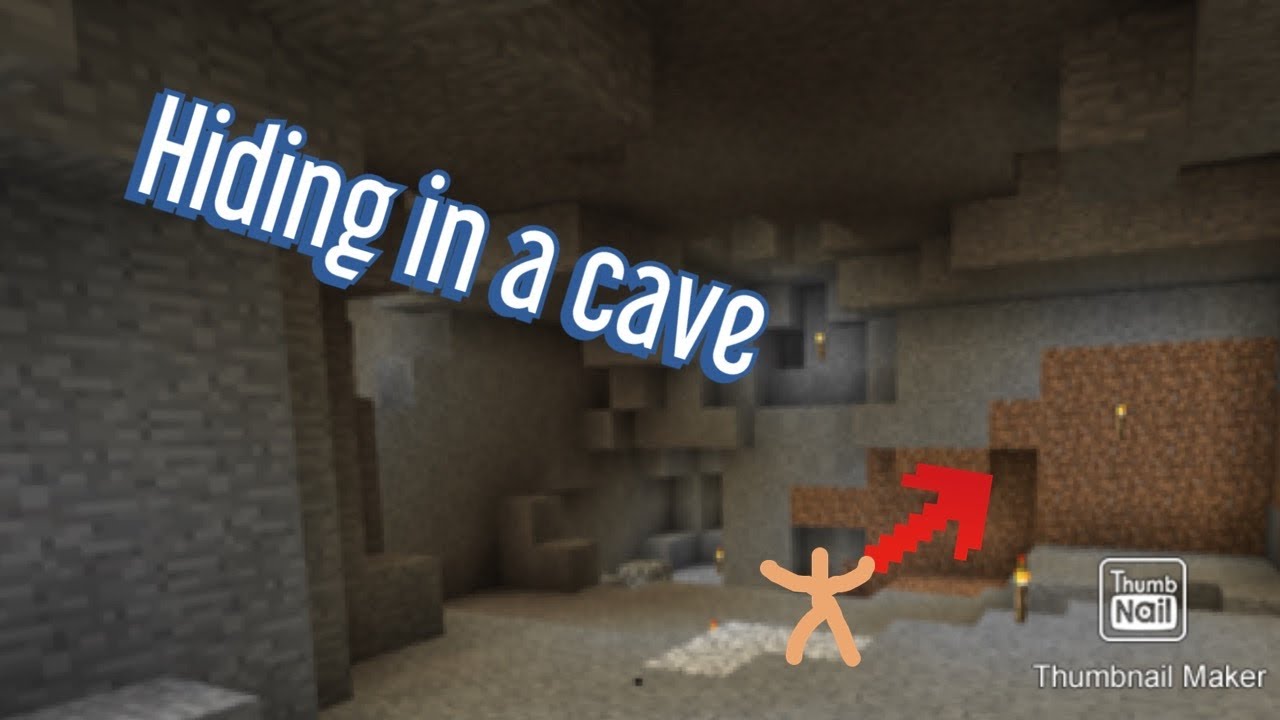 Minecraft ep 3 hiding in a cave - YouTube