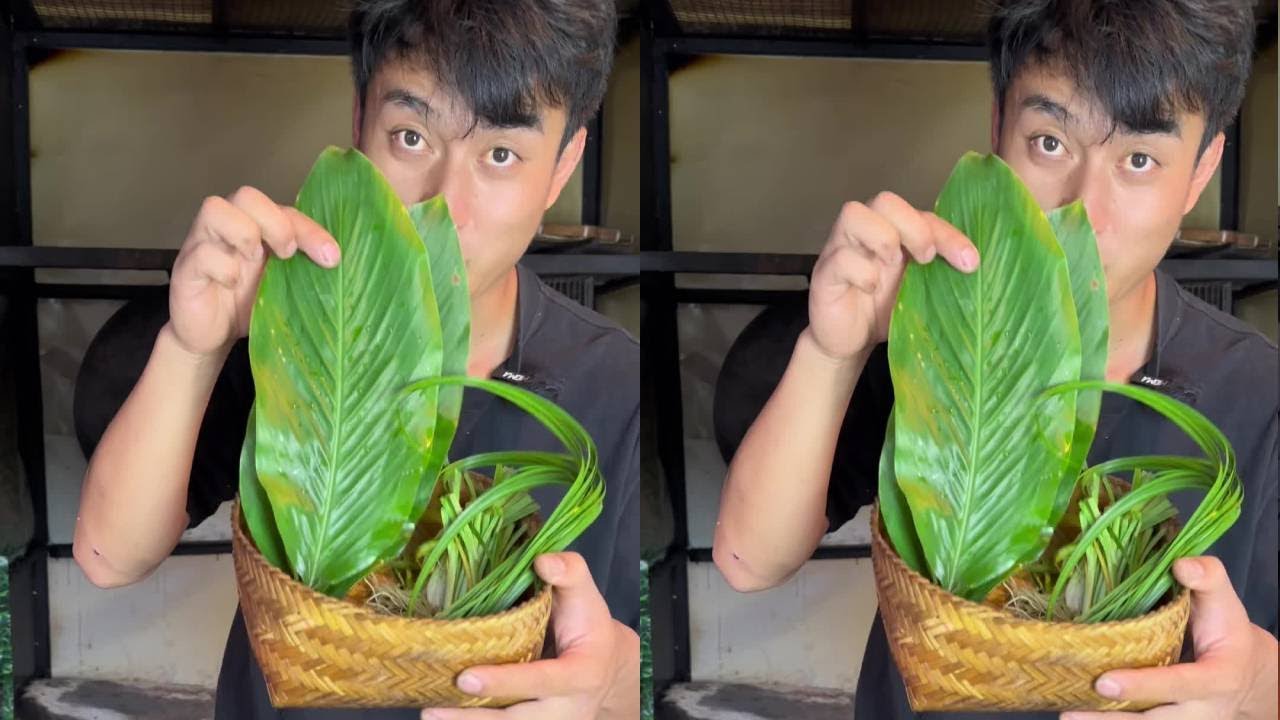 这是一道哈尼族的特色美食 猪血旺