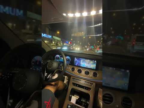 Mercedes E200D Gece Snap (ÖZEL VIDEO ) İzmir Gece Gezmesi