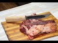 Изготовление якутского ножа из старого топора (полный цикл)