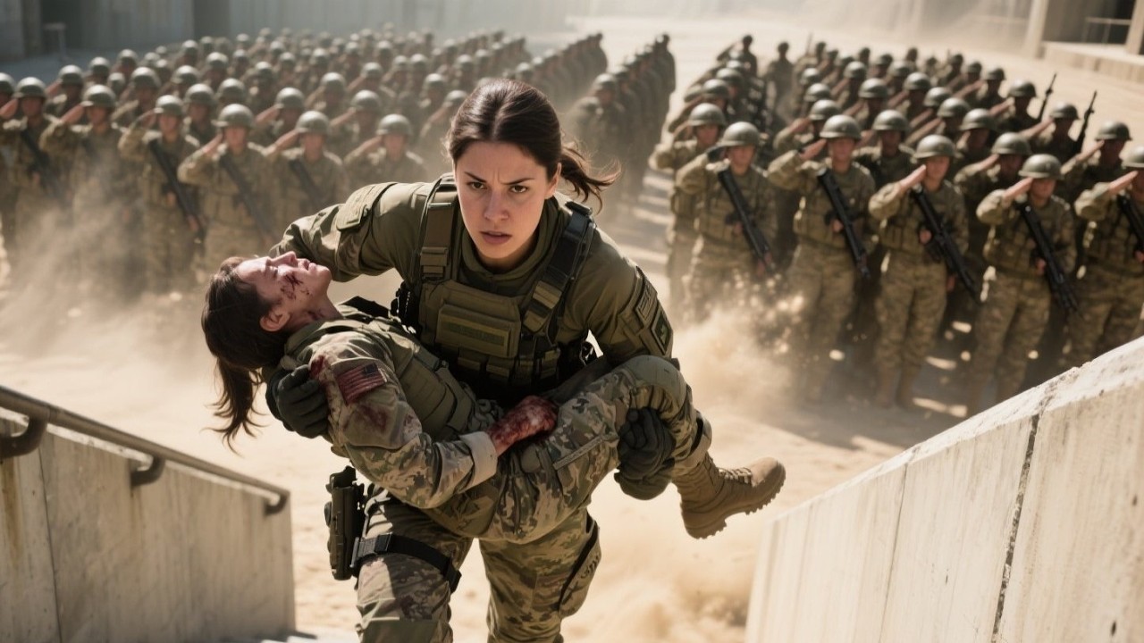 She Carried a Wounded Marine Up 200 Stairs—Then 500 Marines Saluted Her ...