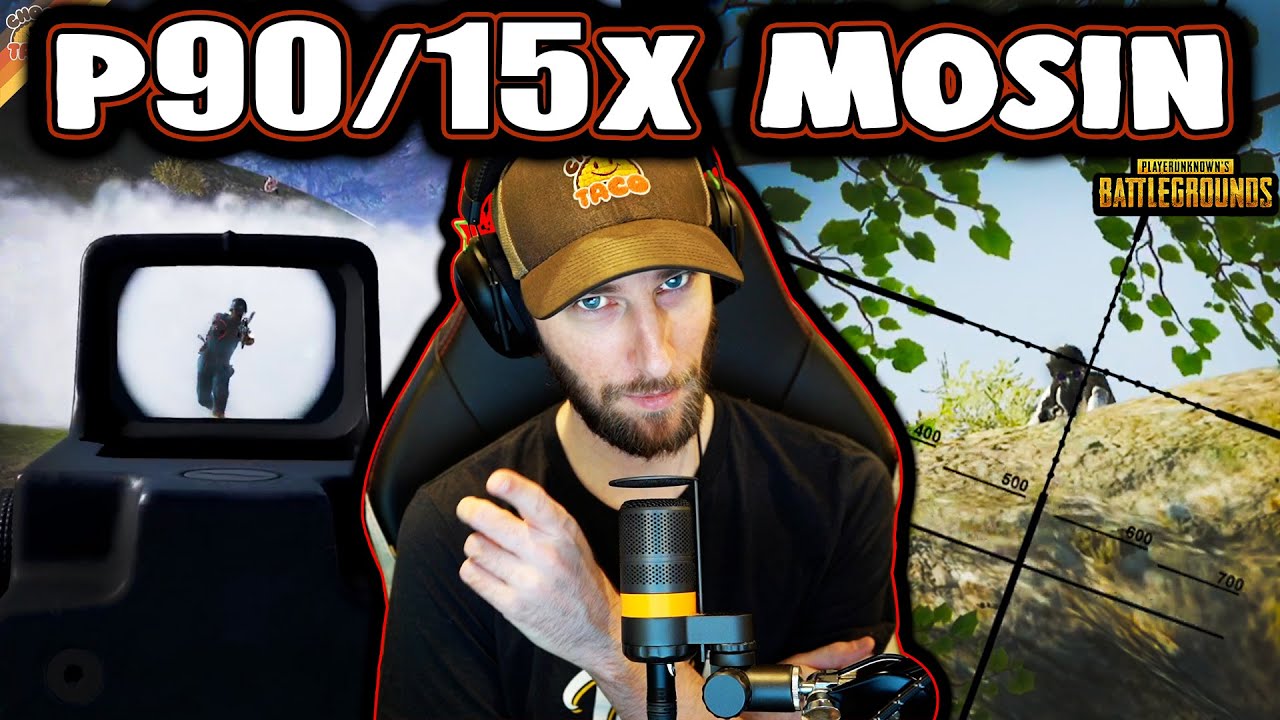 A P90/15x Mosin Loadout for chocoTaco ft. HollywoodBob – PUBG Paramo Duos Gameplay