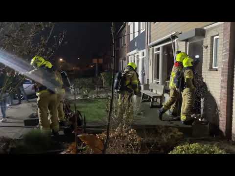 Prio 1 Woningbrand Klimopstraat #Wezep