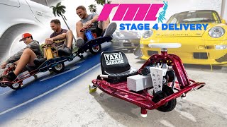 Taxi Garage Stage 4 Crazy Cart Delivery to RMC Miami // FULL SEND Track Tandems