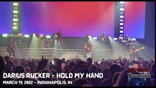 Darius Rucker performs "Hold My Hand" in Indianapolis, Indiana on March 19, 2022