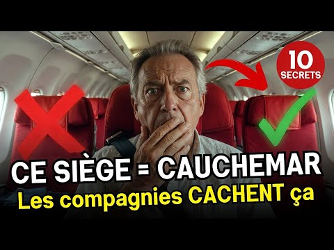 Le siège d'avion peut RUINER votre vol  (Ce que les compagnies cachent)