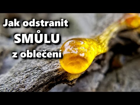 Jak odstranit smůlu z oblečení