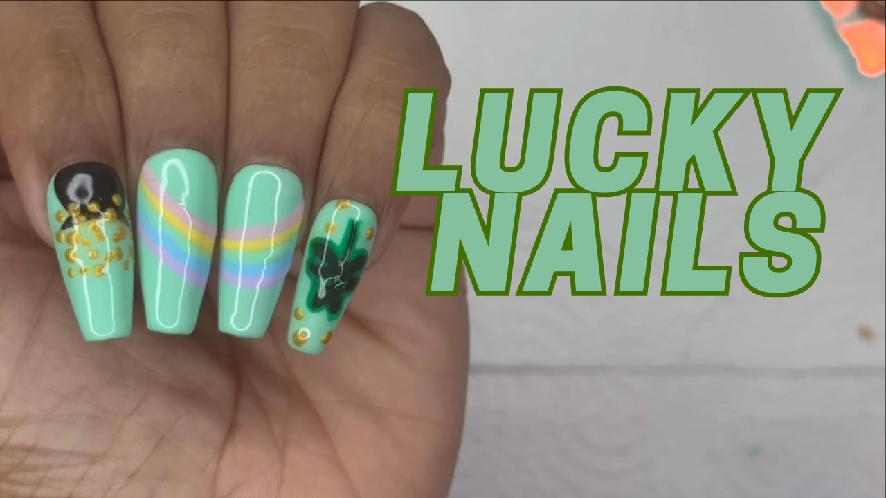 Feeling Lucky? 🍀 Pastel Lucky Nails 💅🏾 2024 YouTube