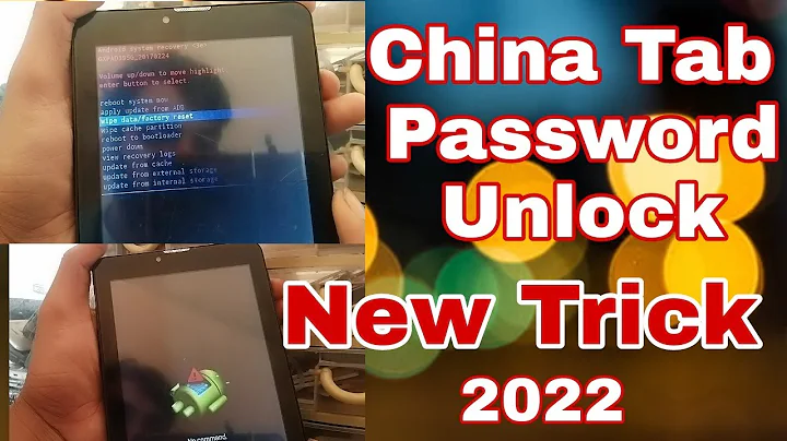 China Tab Hard Reset || Pattern unlock || China Tab Password Unlock 2022