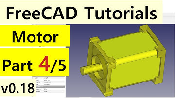 FreeCAD 0.18 Tutorials - Motor (part 4/5)