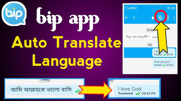 bip app auto language translate. Any language translate from English to Bengali, Bengali to English.