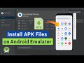 How to install apk files in android studio emulator 3 methods