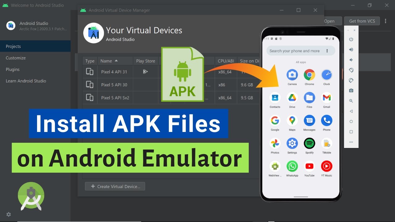 Esitellä 43+ imagen android studio install apk on device