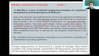 Lecture 2: Overview of Vacuum Techniques