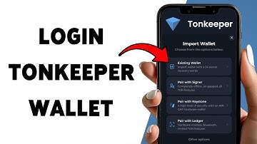 How To Login Tonkeeper Wallet 2024 | Sign In To Access Your Tonkeeper Account Securely