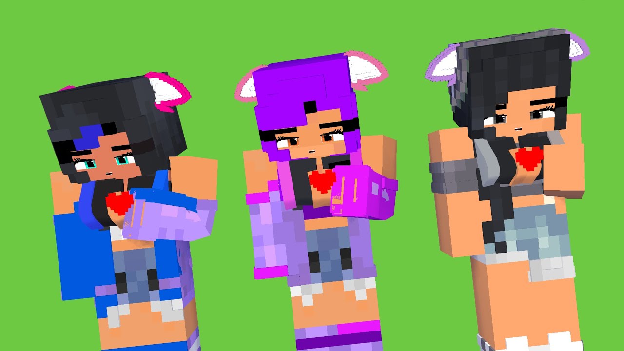 2002 DANCE MEME | SHUFFLE DANCE | MINECRAFT ANIMATION | APHMAU 25 - YouTube