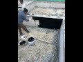 Waterproofing works in footing and strap beams