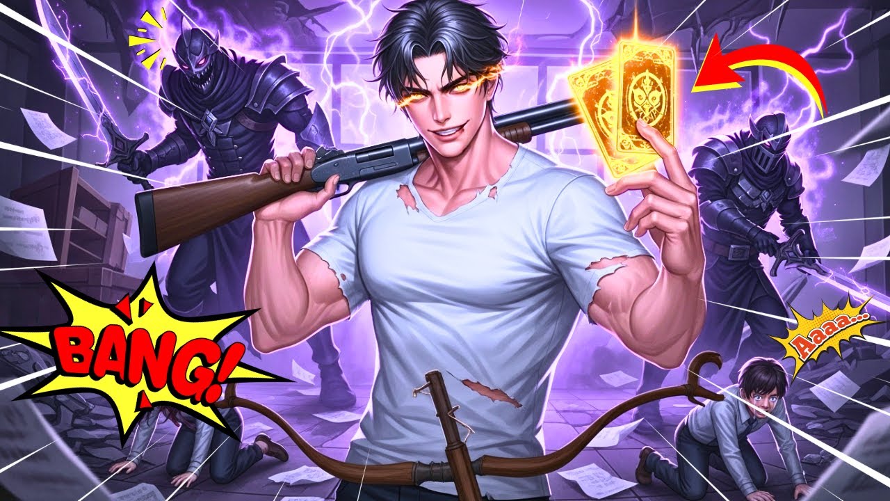 APOCALIPSE: SISTEMA DE CARTAS e IMORTALIDADE Absurda | Manhwa Completo