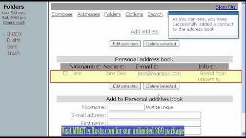 squirrelmail addressbook 1