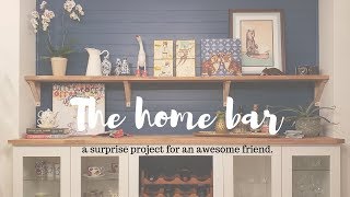 IKEA brimnes hack to a home bar  The surprise project