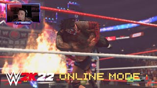 THE MOST TOXIC 2K PLAYER I’VE EVER MET - WWE 2K22 Online