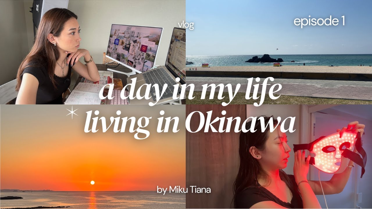 a slow day in my life in okinawa🌊🥥🌺