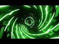 4k vj loop green tunnel with hypnotic lines seamless looped animation