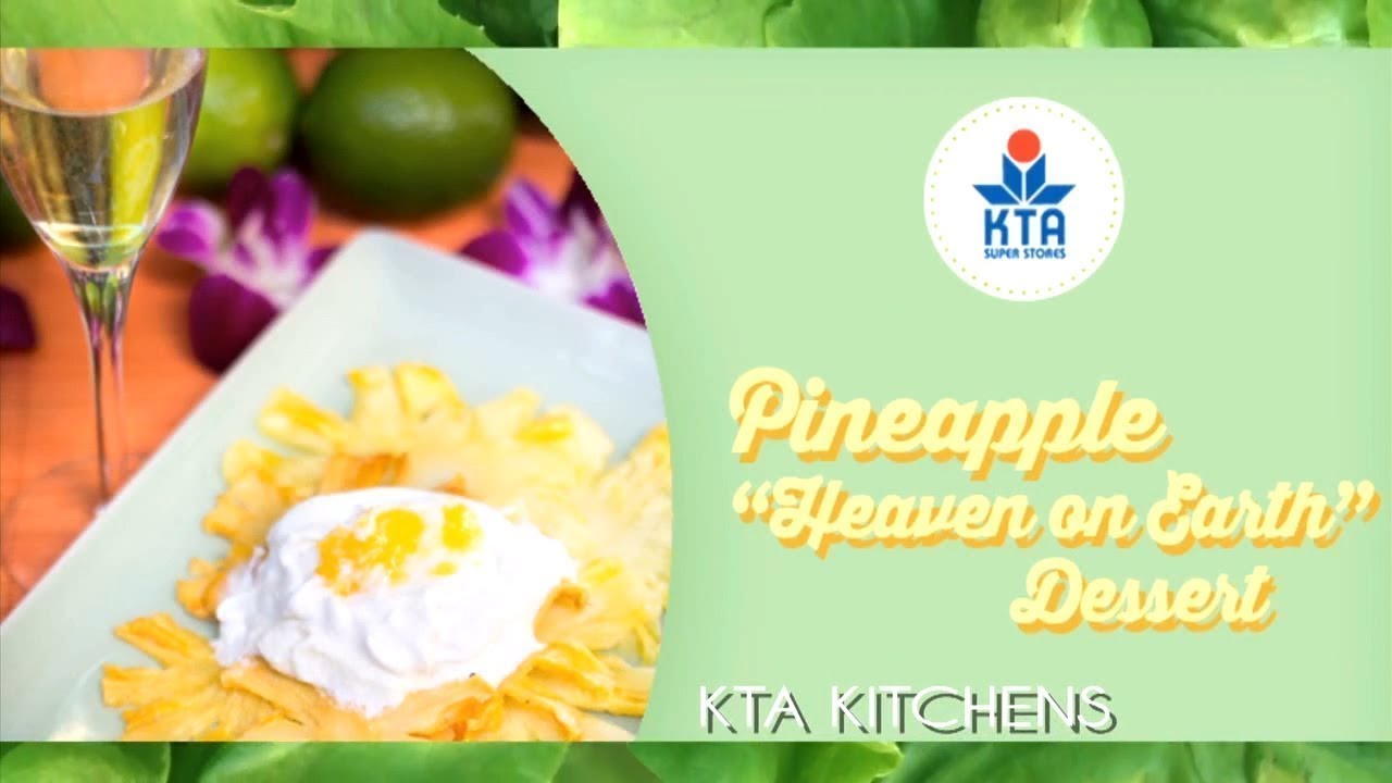 Pineapple "Heaven on Earth" Dessert by Chef Michi YouTube