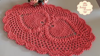 Easy and Economical Pineapple Rug or Table Centerpiece With Only 275 Grams of Yarn