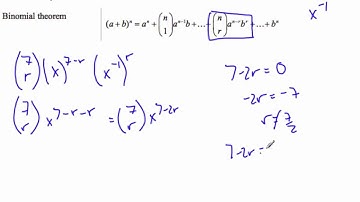 IB Math MAA Binomial Expansion without GDC