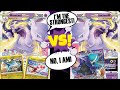 Mewtwo Vstar Fusion Strike VS Mewtwo Vstar Shadow rider | Training Grounds TCG Battle