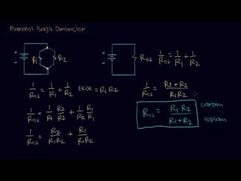 Paralel Bağlı Dirençler – 3 (Fen Bilimleri) (Elektrik Mühendisliği)