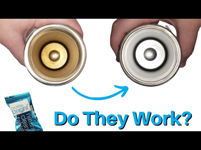 Do Bottle Cleaning Tablets Actually Work? (Cleaning Coffee and Tea Stains  in a Hydro Flask) 