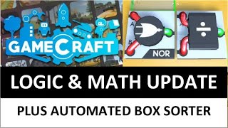 New Logic & Math Blocks in Gamecraft Update  - Plus Automated Box Sorter screenshot 2