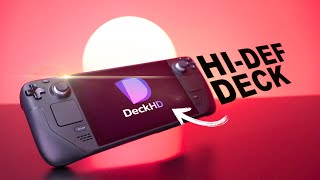 This Steam Deck Screen Mod Is Incredible! | FULL DeckHD Install Tutorial And Review