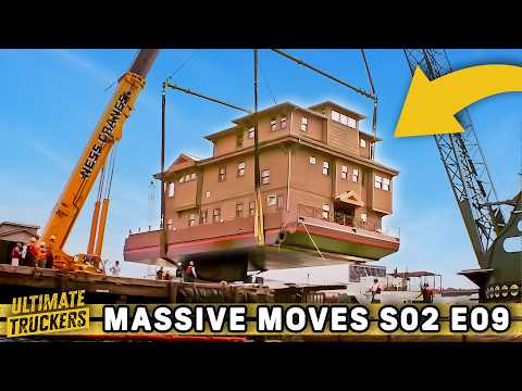 Most Dangerous Move Yet? $3M Floating Mansion’s Fate Hangs in the Balance! | Massive Moves S02 E09