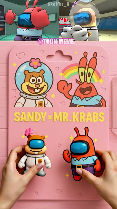 Unboxing Sandy x Mr Krabs x Sponge bob