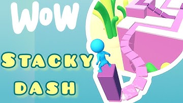 Overcoming Obstacles: Stacky Dash All Levels #792 #793 Gameplay