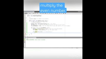 Getting the Product of Even Numbers