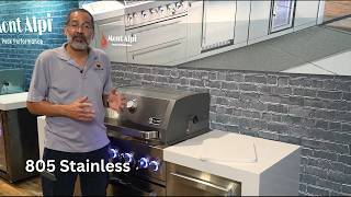Mont Alpi 805 Stainless Grill Island Overview