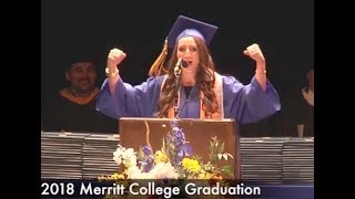Merritt College Graduation 2018 - Valedictorian Speech - Alessandra Chimienti