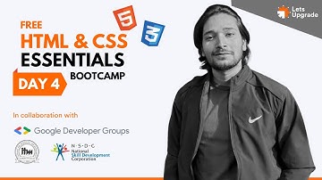 Day 4 | Background ,CSS in List and Table | Free HTML & CSS Essentials Bootcamp (5 Days)