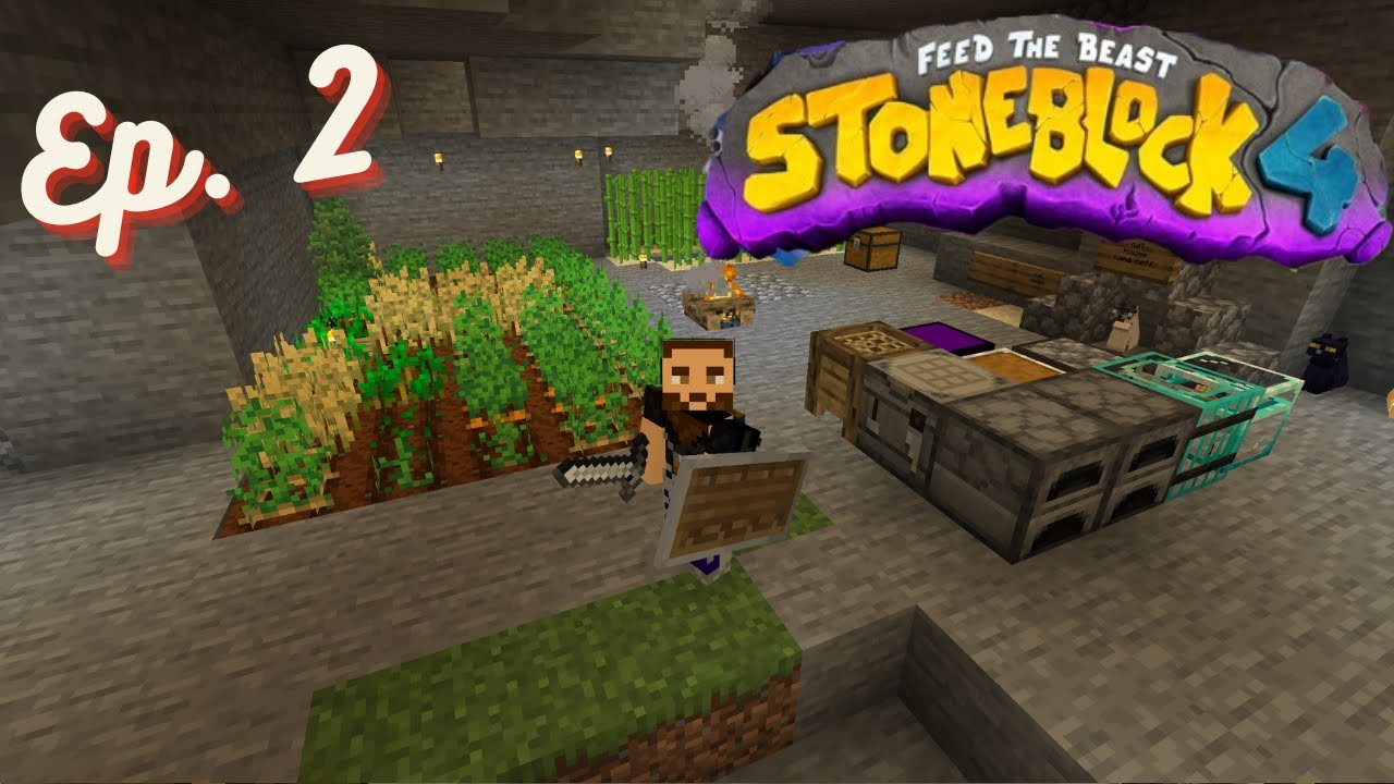 Stoneblock 4! Minecraft Modpack SMP Ep. 2 - Progress? - YouTube