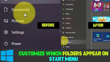 How to Customize Which Folders Appear on the Start Menu in Windows 10