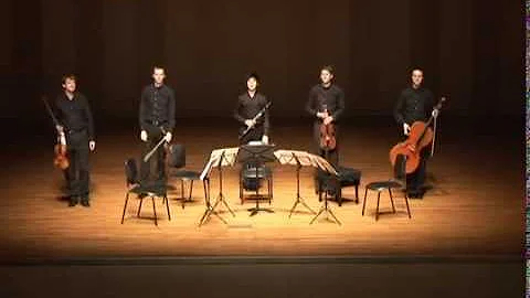 Han Kim plays Brahms Clarinet Quintet op.115 4th M...