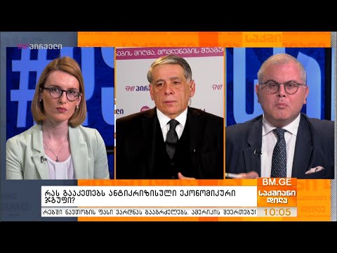 რას გააკეთებს ანტიკრიზისული ეკონომიკური ჯგუფი?