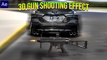 3D Gun Shooting Effect in After Effects